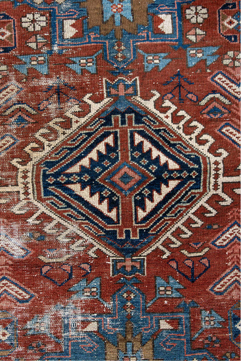 Antique Karaje Area Rug (3' x 4')